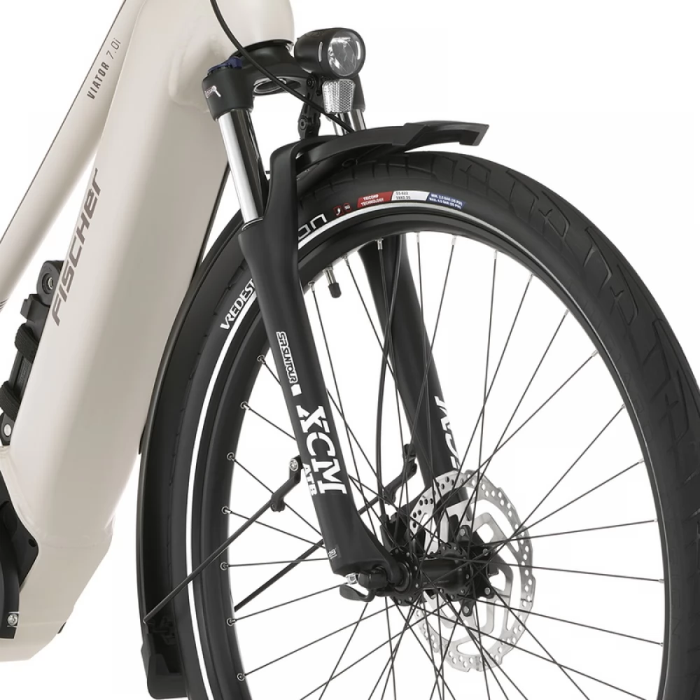 Fischer Viator 4.2i E-Bike: Bici Elettrica Da 28", Telaio 45 Cm, Batteria 711Wh, Motore Bafang 80Nm