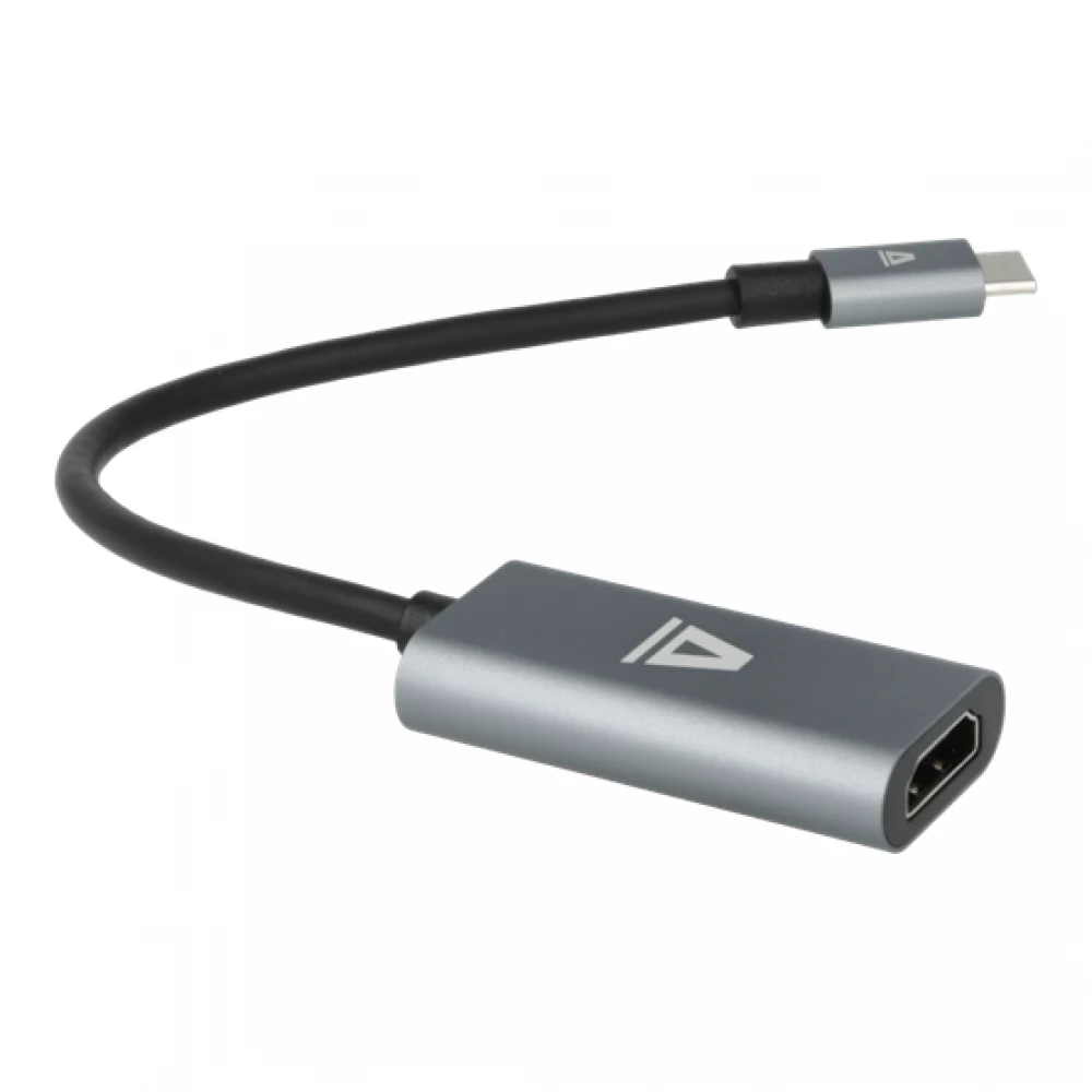 AVAX USB 2.0 Type C HDMI 2.0 Átalakító Fekete 1.5m AD603