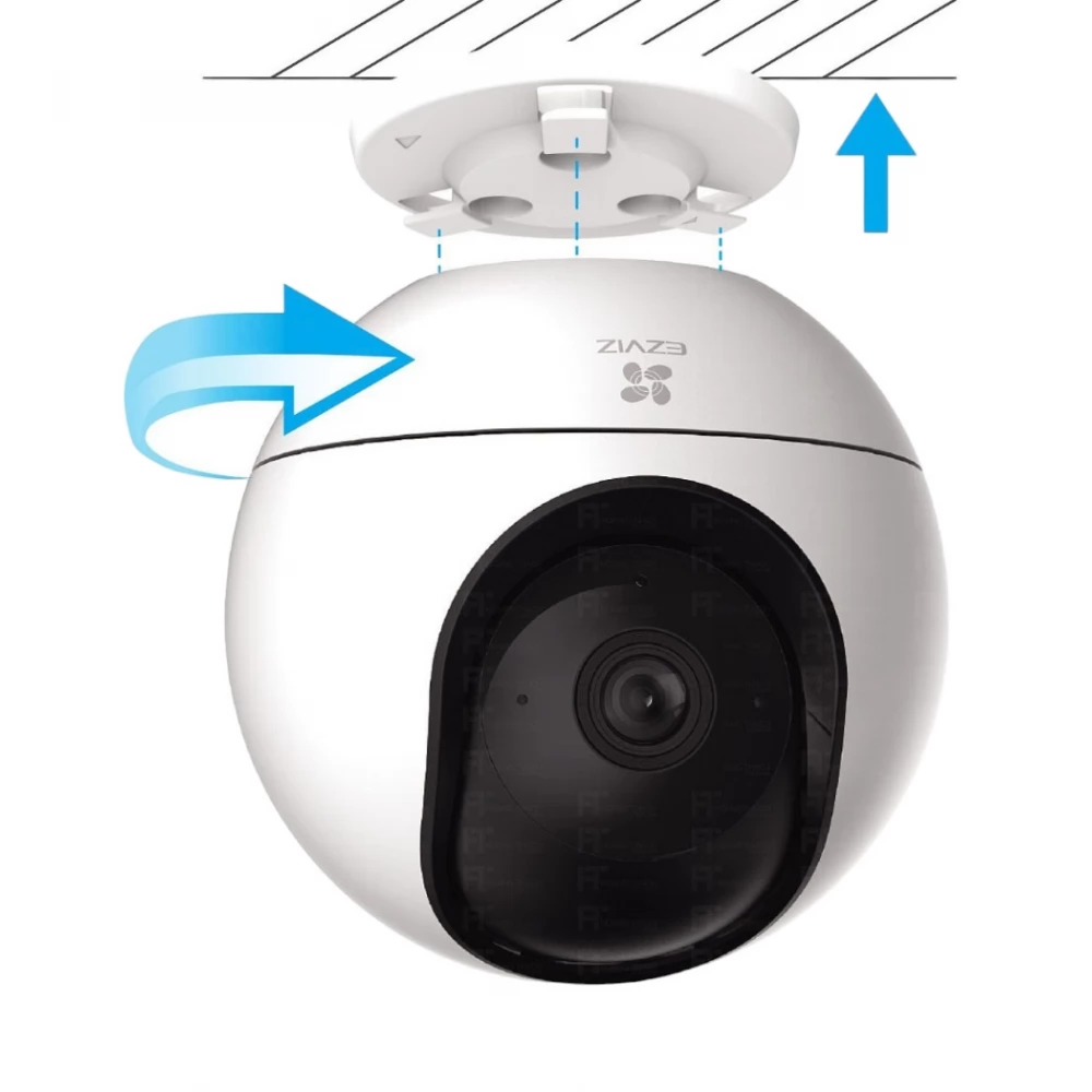 EZVIZ H6 3K Indoor WiFi camera 4mm - iPoncomp.com