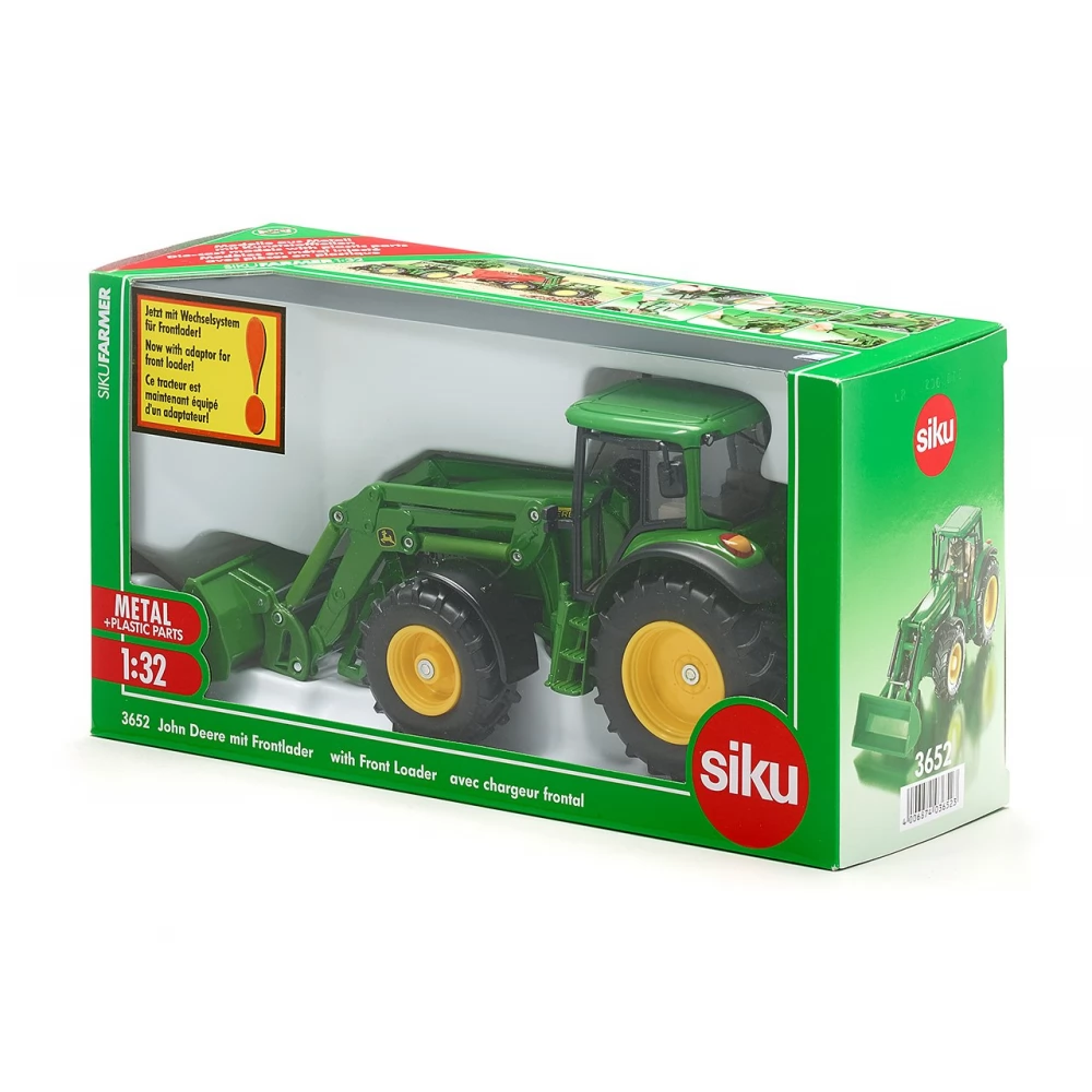 ミニカー siku john deere mit frontlader 1:32 SIKU FARMER 1/32 John Deere front loader tractor - iPoncomp.com