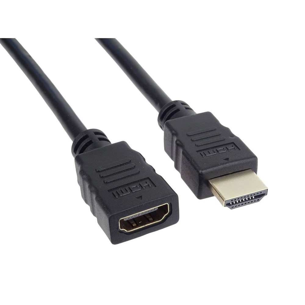 PREMIUMCORD HDMI Verlängerungskabel Schwarz 2m KPHDMF2