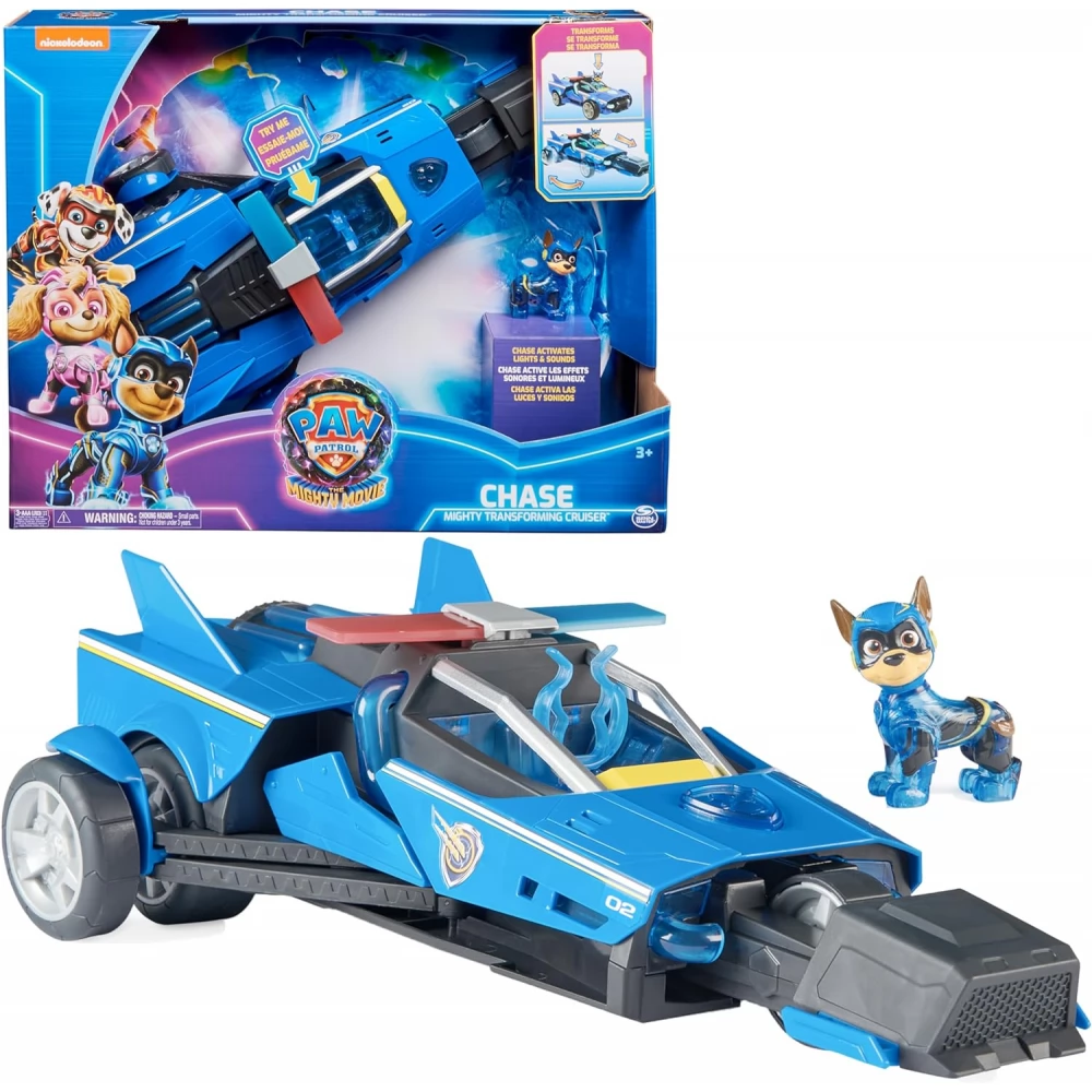 SPIN MASTER Paw patrol: A szuperfilm Chase convertible police capstan light and sound effect