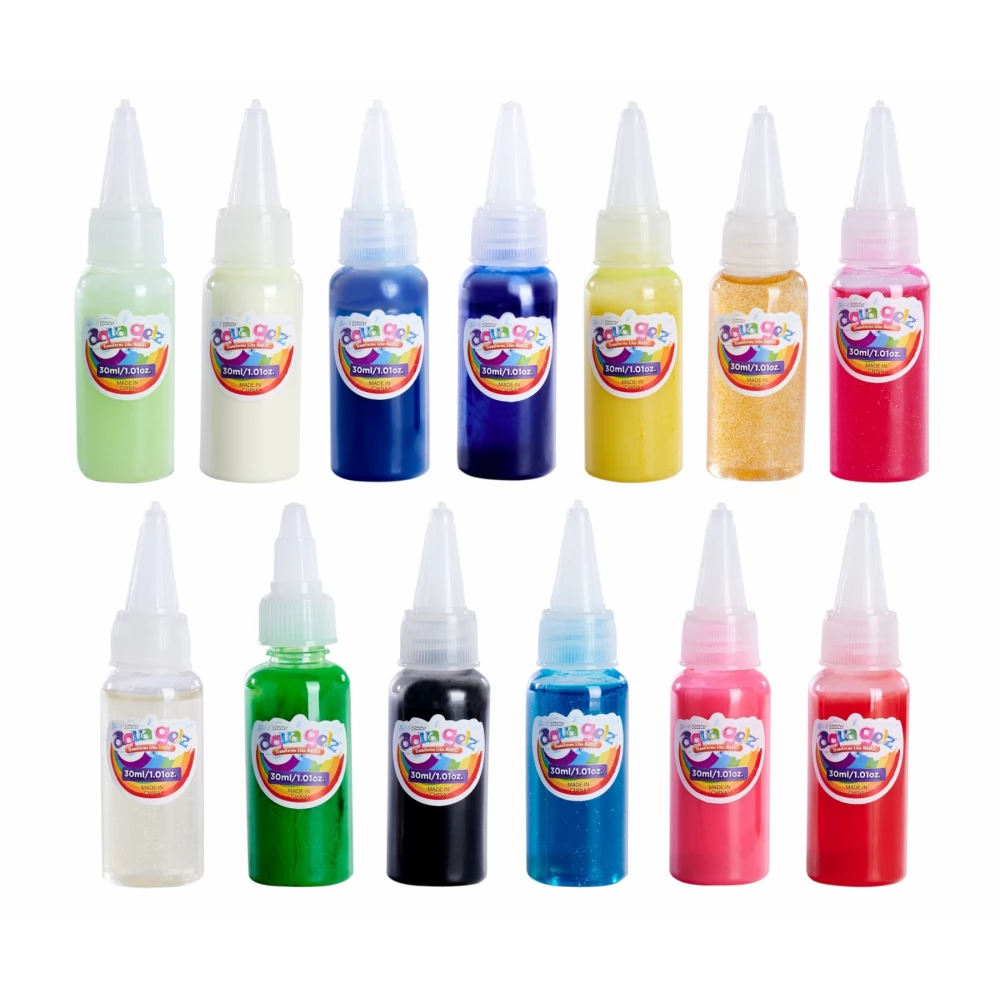 Simba Aqua Gelz Set Colossal – Kit Créatif De Figurines 3D En Gel – 13 Tubes De Gel Et 16 Moules – Dès 8 Ans