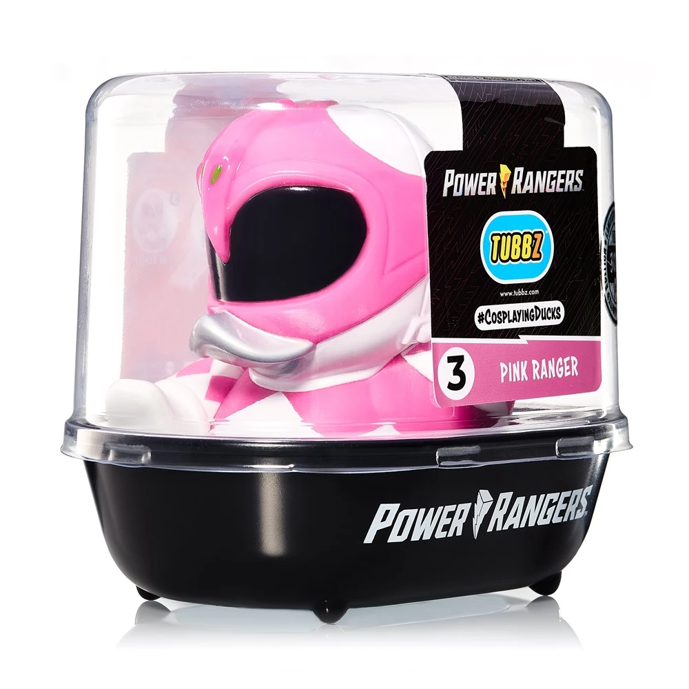 NUMSKULL TUBBZ Cosplaying Ducks - Power Rangers Rózsaszín Ranger kacsa figura limitált kiadás