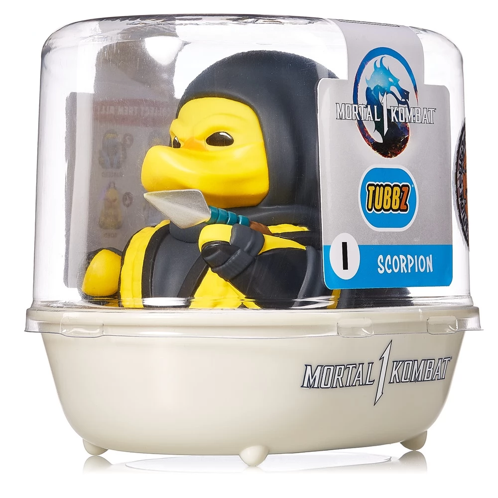 NUMSKULL TUBBZ Cosplaying Ducks - Mortal Kombat Scorpion kacsa figura