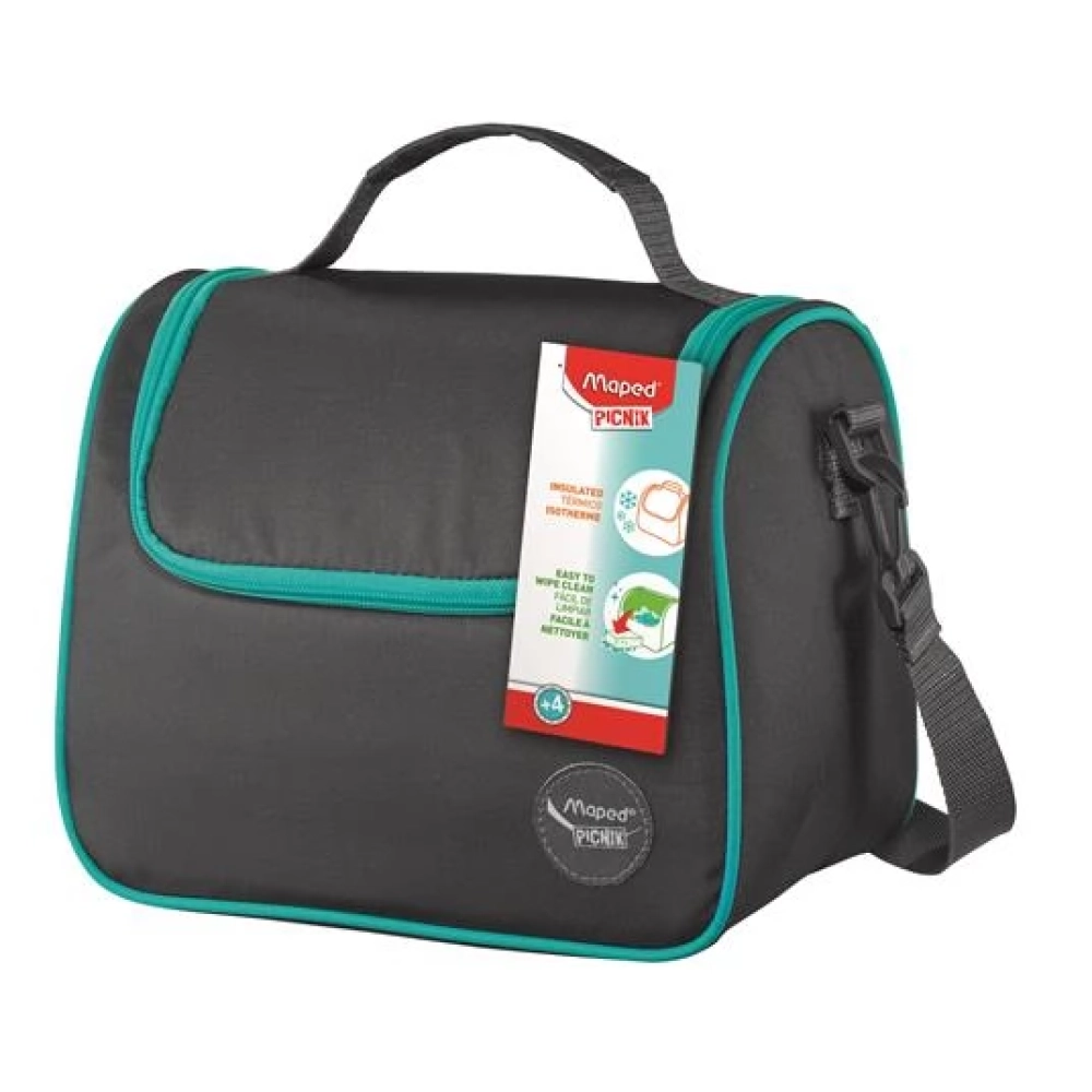 MAPED Picnik Origins lunch case detachable vállpánttal grey
