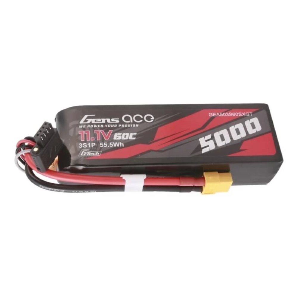 GENS ACE G-Tech 5000mAh 11.1V 60C 3S1P XT60 LiPo akkumulátor