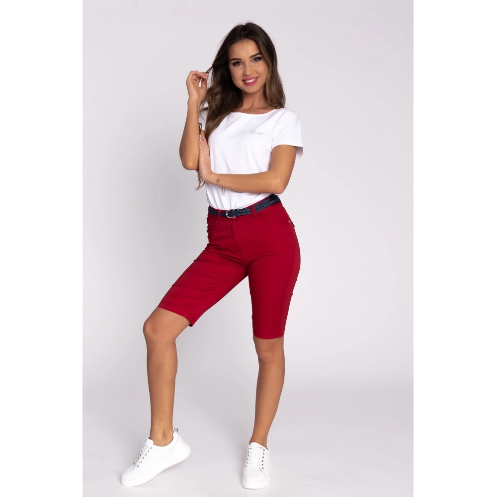 BUDMIL Bermuda pants Female XS red