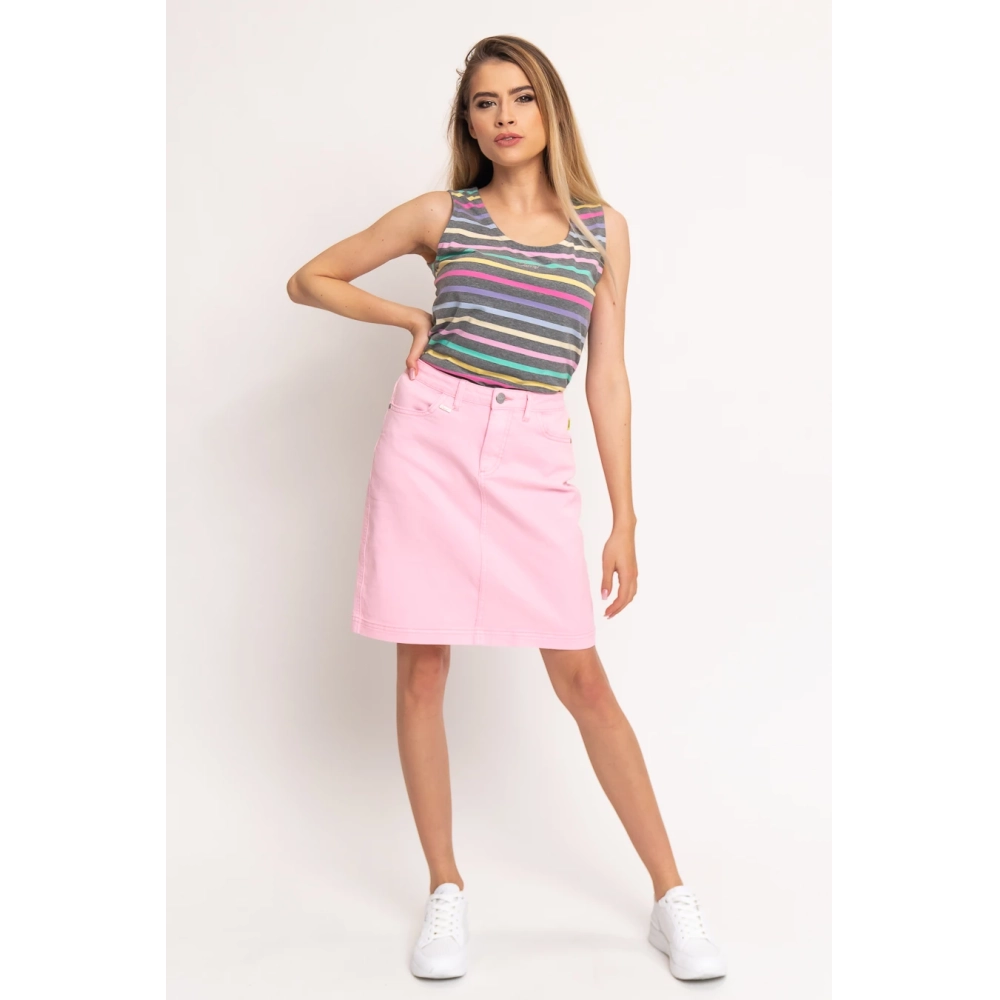 BUDMIL farmerszoknya Female S pink