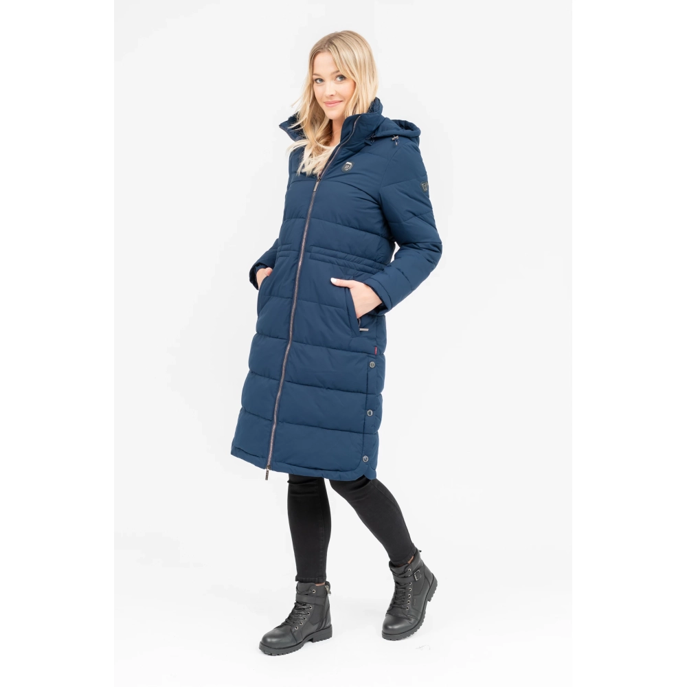 BUDMIL Long winter jacket Female XS s.kék