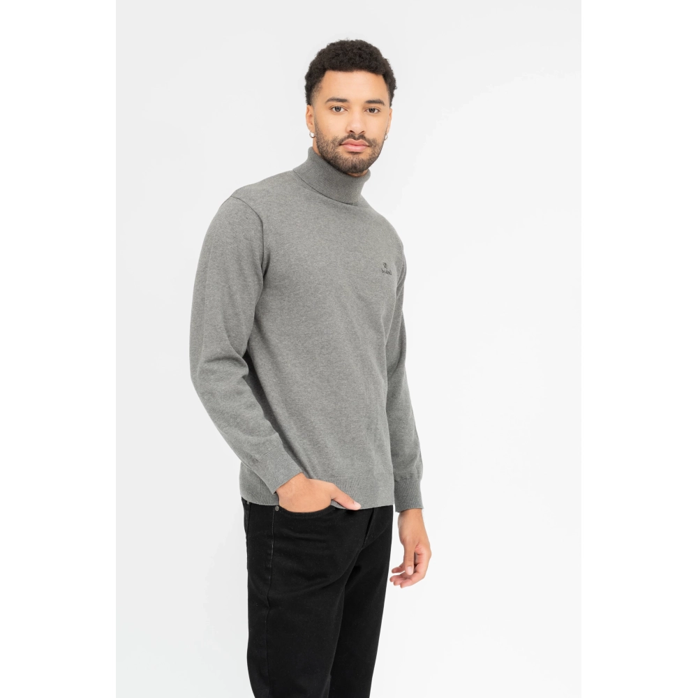BUDMIL Kötött garbó Man XXL grey melanzs