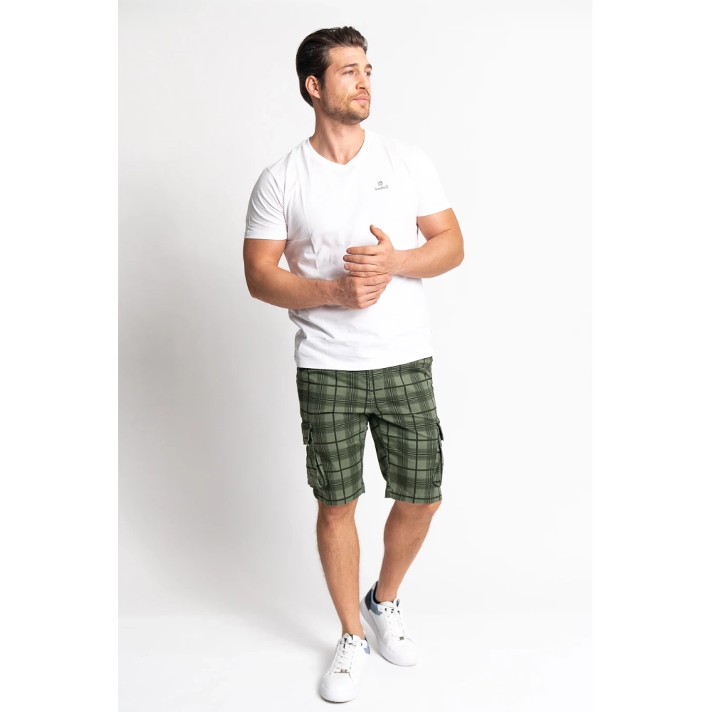 BUDMIL Canvas bermuda Man S khaki