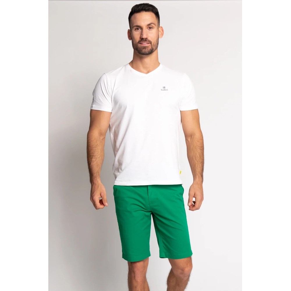 BUDMIL Canvas bermuda Man S green