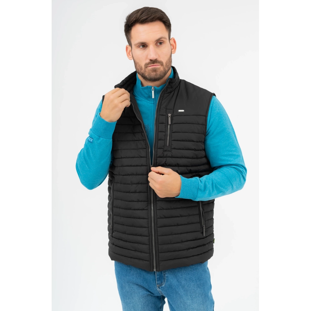 BUDMIL Thin steppelt mellény Man XXXL black