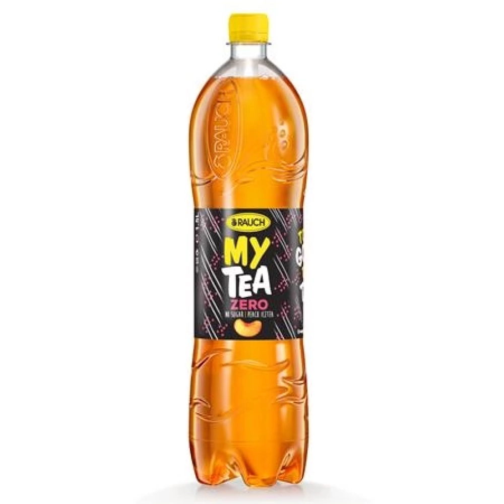 RAUCH Mytea ZERO Üdítőital szénsav/cukormentes 1.5L őszibarack