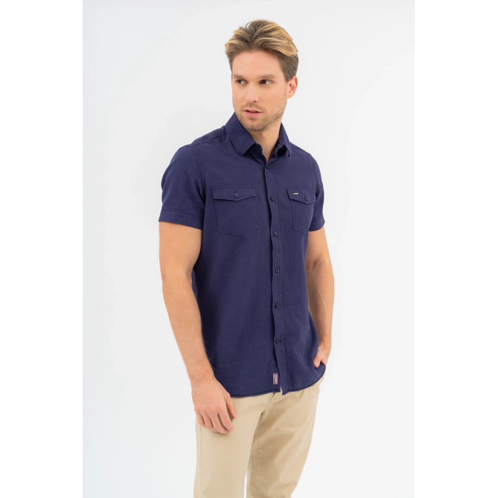 BUDMIL modern fit ing Man S s.kék