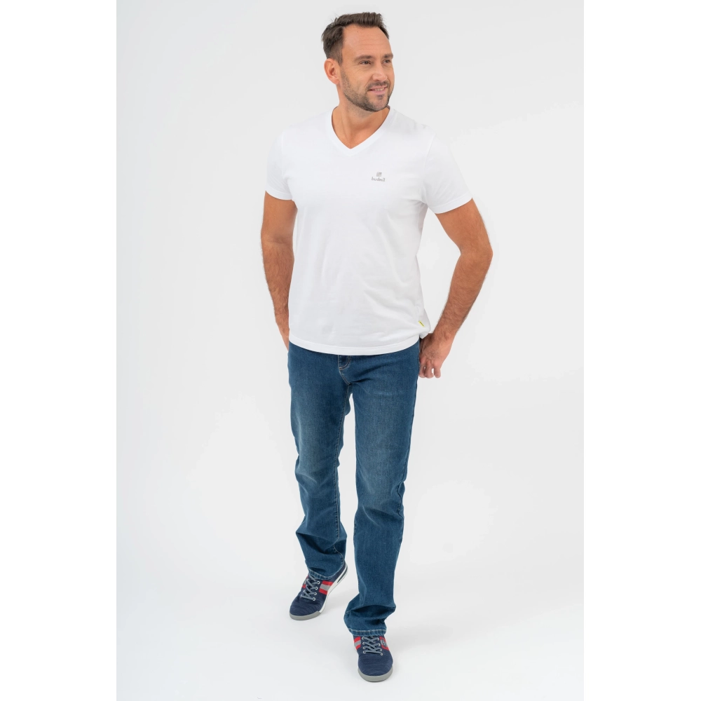 BUDMIL modern fit polo Man S white