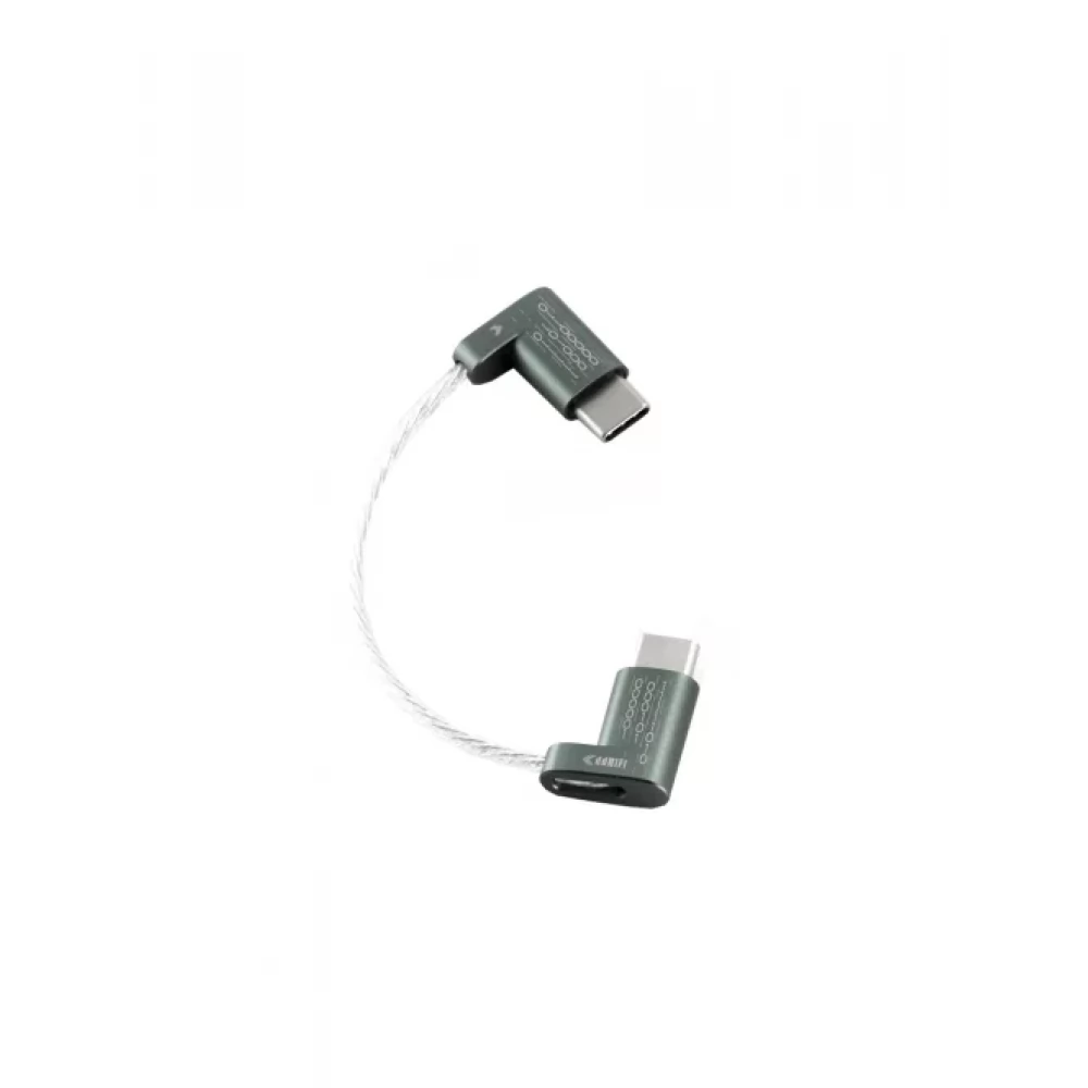 DDHIFI USB 2.0 Type C Összekötő Átlátszó 8cm DDHIFI-TC05-LSHAPE