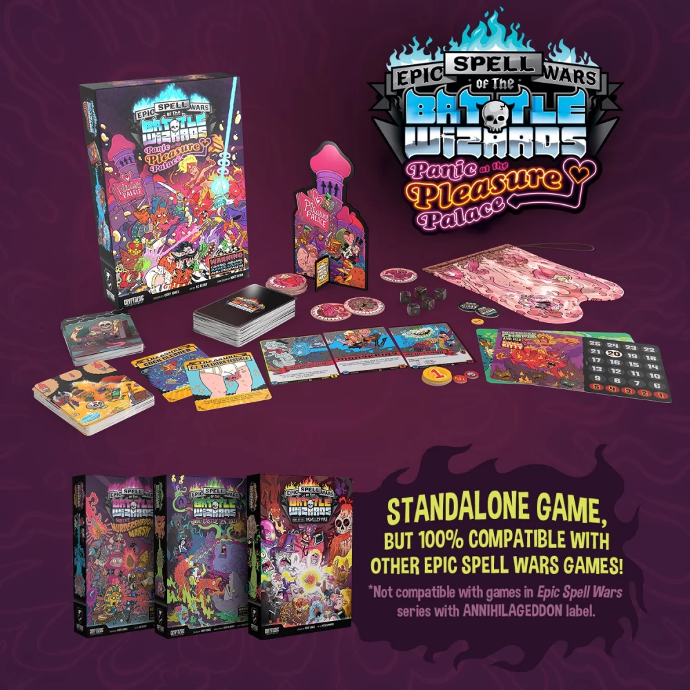 CRYPTOZOIC ENTERTAIMENT Epic Spell Wars Of The Battle Wizards - Panic At The Pleasure Palace Pakliépítős Card Game