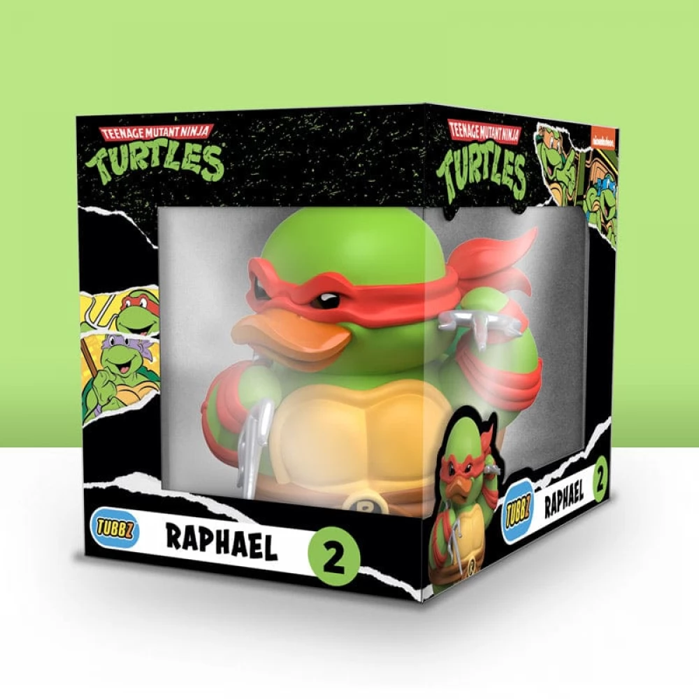 NUMSKULL TUBBZ Cosplaying Ducks - Tini Nindzsa Teknőcök Raphael kacsa figura dobozos változat