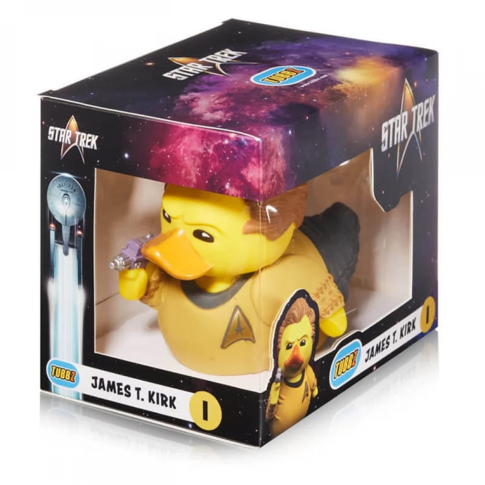NUMSKULL TUBBZ Cosplaying Ducks - Star Trek James T. Kirk kapitány kacsa figura dobozos változat