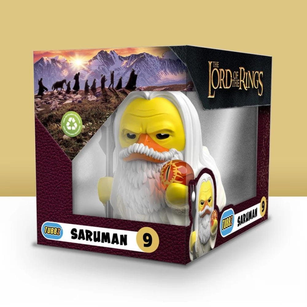 NUMSKULL TUBBZ Cosplaying Ducks - A rings Ura Saruman duck figura boxed variant