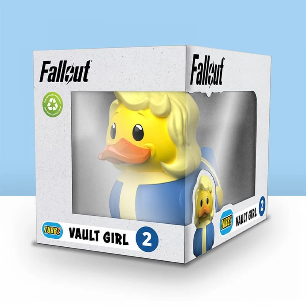 NUMSKULL TUBBZ Cosplaying Ducks - Fallout menedék lakó lány kacsa figura dobozos változat