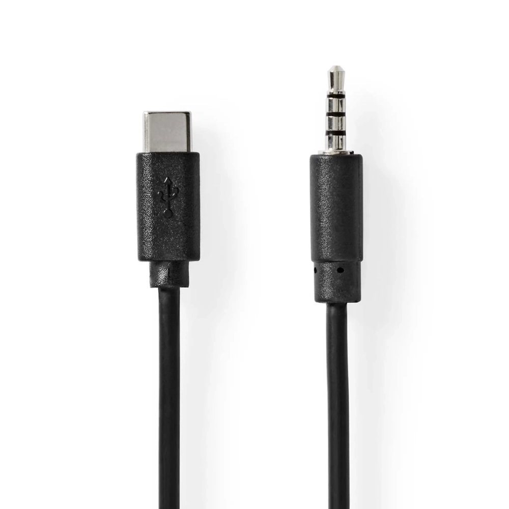 NEDIS USB 2.0 Type C Jack transformator Crno 1m CCGL65950BK10