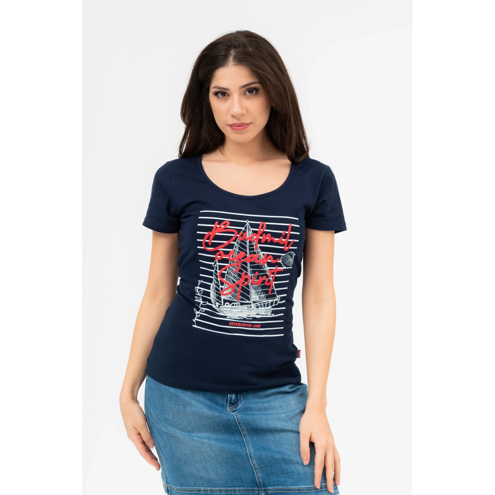 BUDMIL Szűkített fazonú polo Female XS s.kék