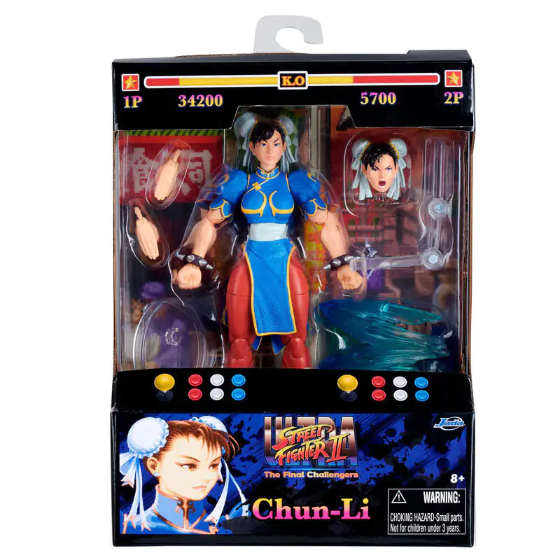 JADA TOYS Street Fighter II Chun-Li figura - iPoncomp.com