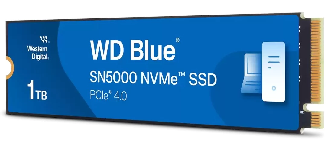WD 1TB Blue SN5000 M.2 PCIe M.2 2280 WDS100T4B0E - iPoncomp.com