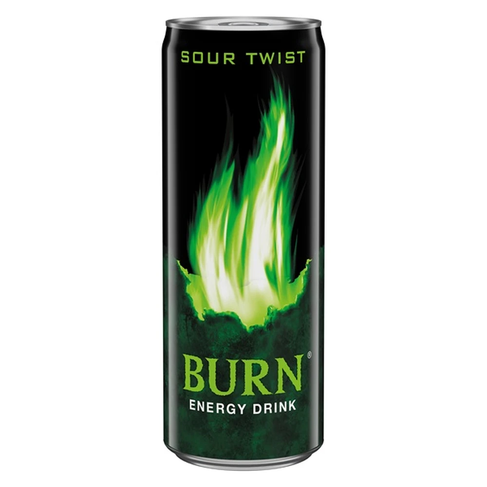 BURN Sour Twist energiaital DRS egyutas visszaváltási díjas 0.25L