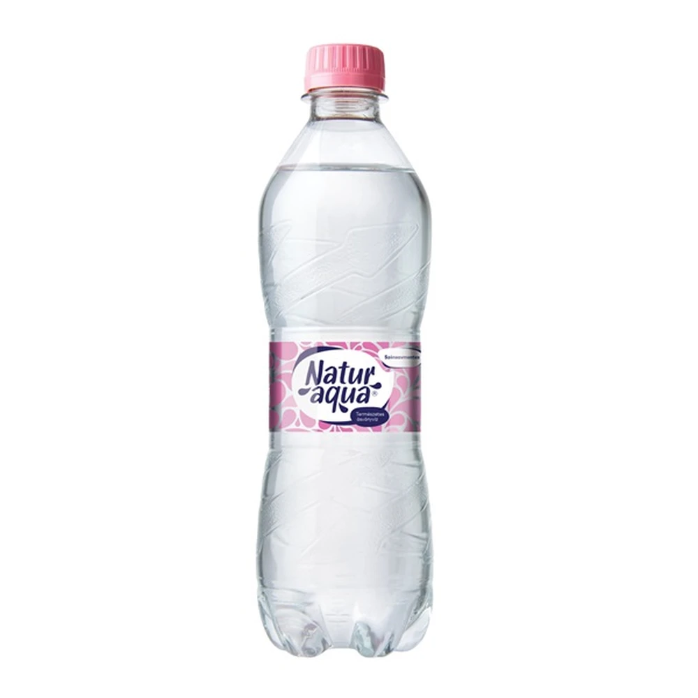 NATUR AQUA szénsavmentes ásványvíz palackos DRS visszaváltási díjas 0.5L