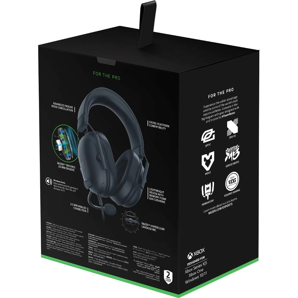 RAZER BlackShark V2 X Headset Xbox negru - iPon.ro