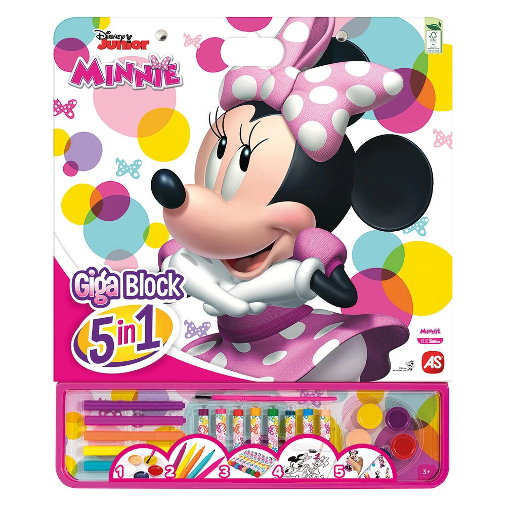 AS CRAFT Giga színező 5 az 1-ben Disney Minnie egér
