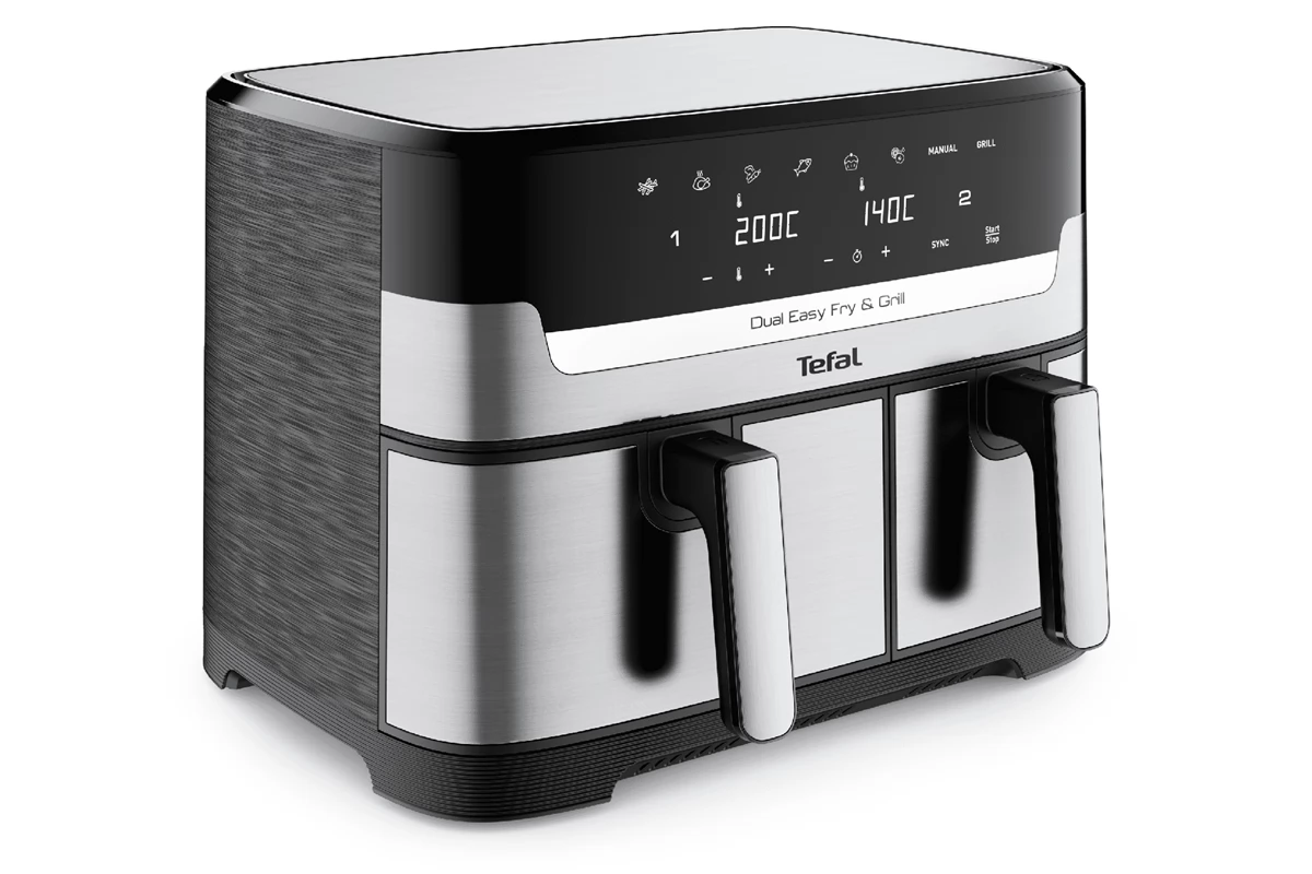 TEFAL EY905D10 Dual Easy Fry&Grill Hot Air deep fryer Black