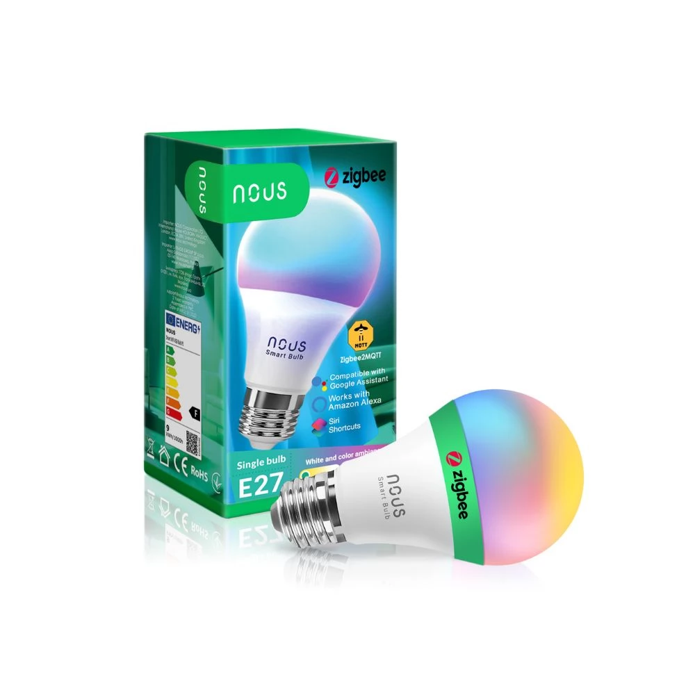 NOUS P3Z okos Tuya Zigbee RGB izzó E27