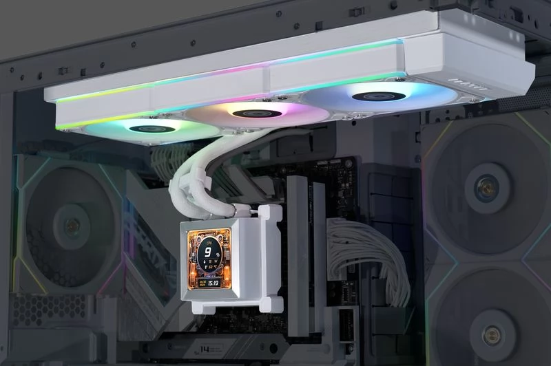 LIAN LI HydroShift LCD 360R white - iPoncomp.com