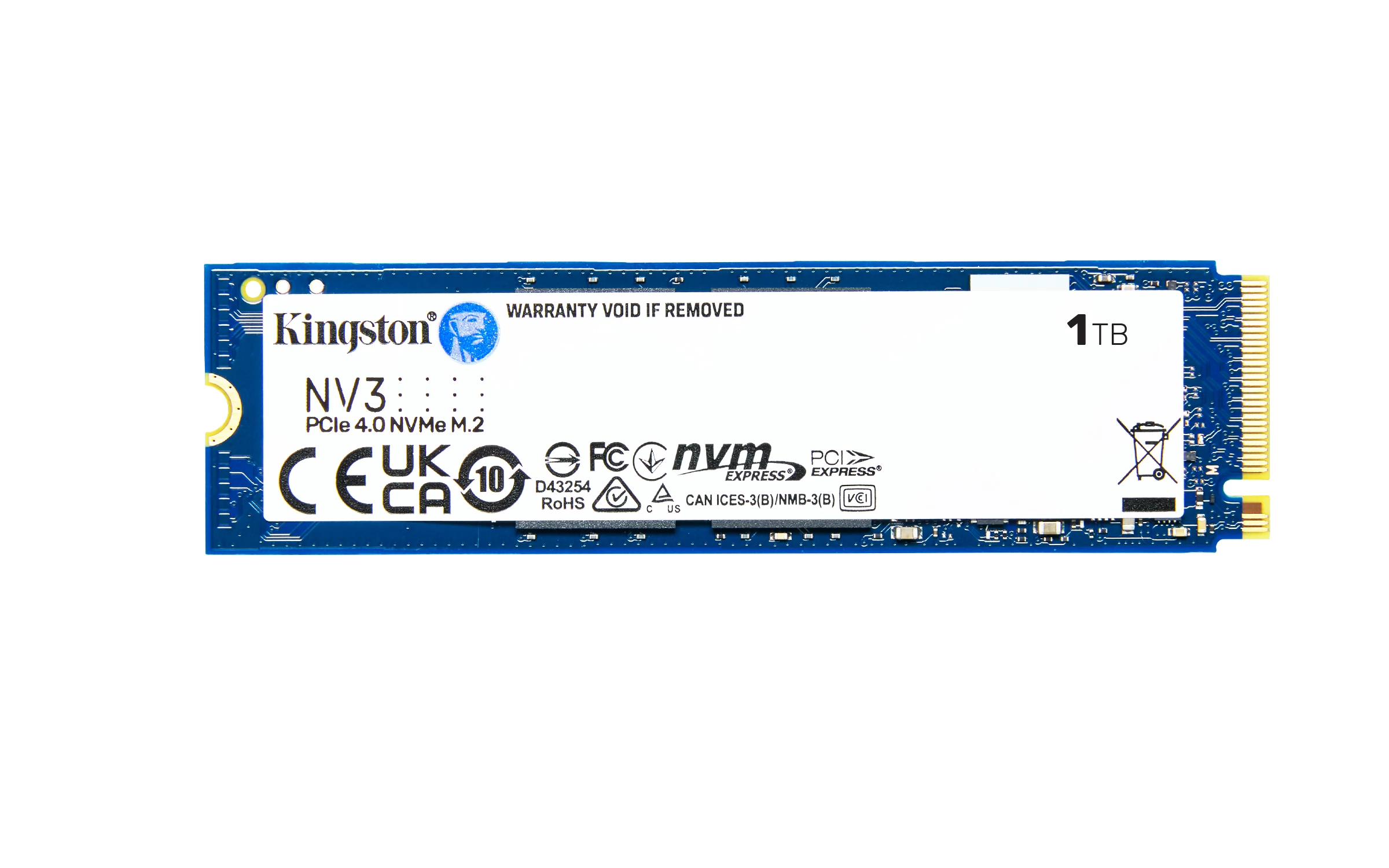 KINGSTON 1TB NV3 M.2 PCIe M.2 2280 SNV3S/1000G - iPoncomp.com