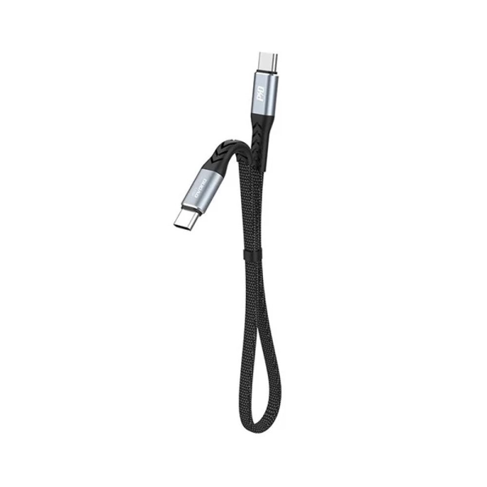DUDAO L10C Type-C / Type-C töltő- and data cable 100W 23cmfekete