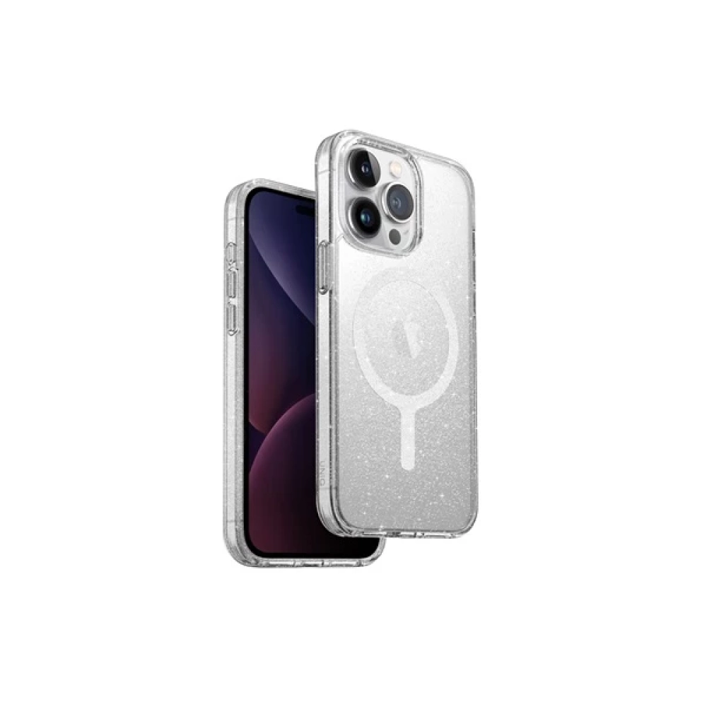 UNIQ Lifepro Xtreme Apple iPhone 15 Pro Magsafe silicon toc sclipitoare transparent