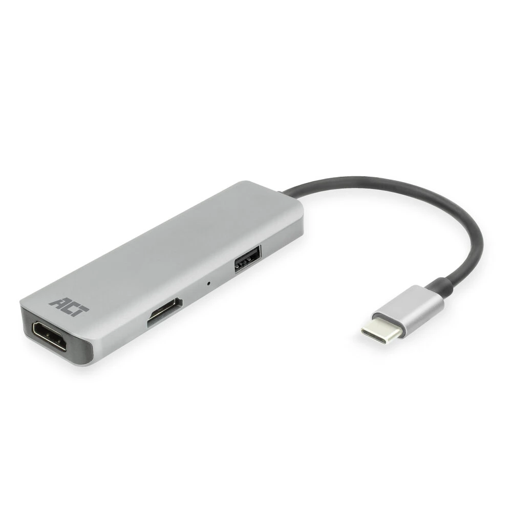 ACT CONNECTIVITY USB-C 4K multiport adapter 2 HDMI monitorhoz USB-A ...