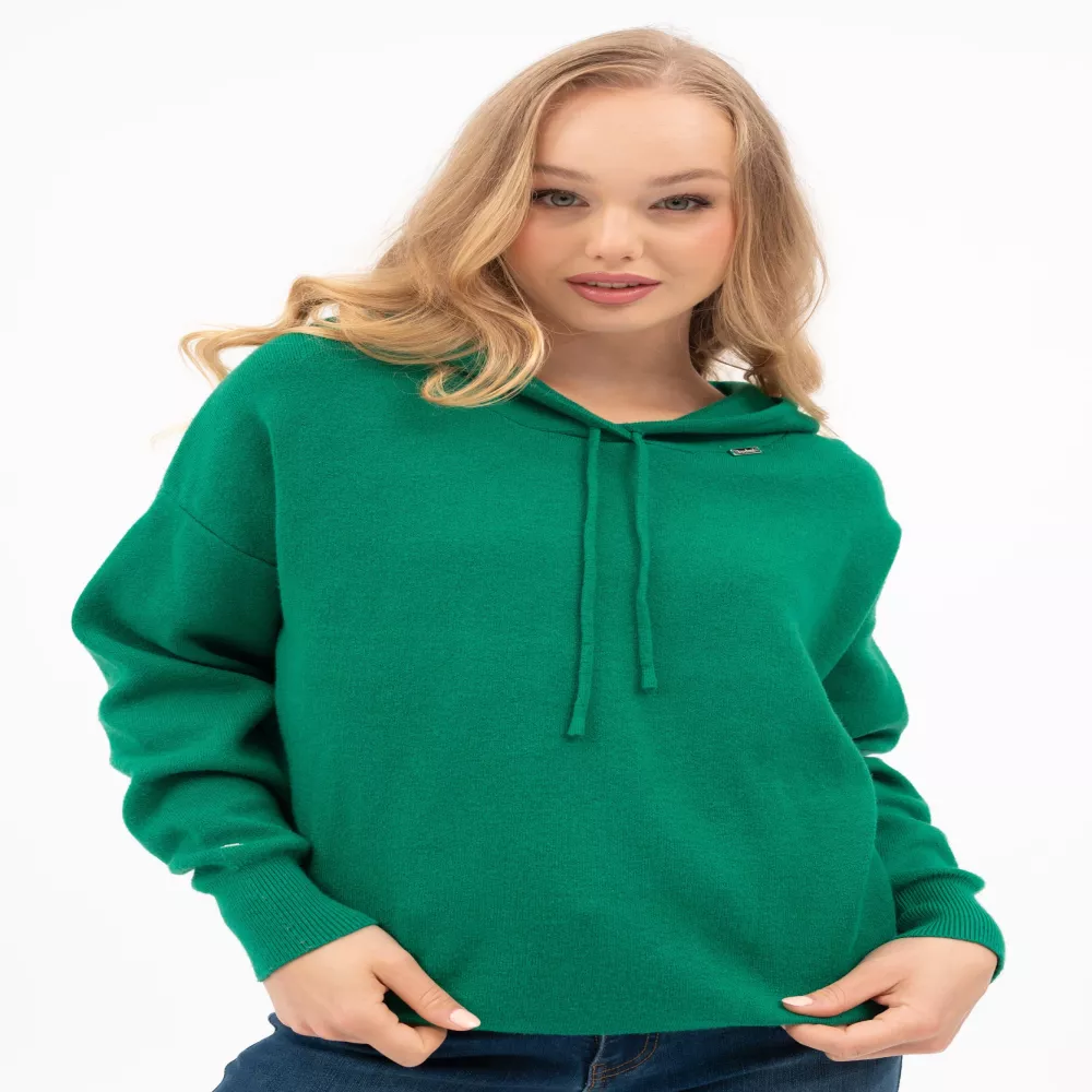 BUDMIL Kötött sweater Female L s.zöld