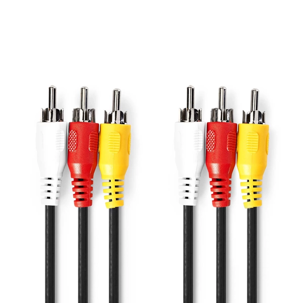 NEDIS RCA veza Crno 2m CVGL24300BK20