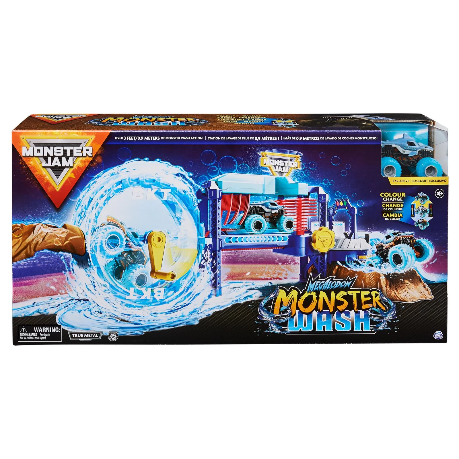 SPIN MASTER Monster Jam Megalodon Monster Wash car wash court