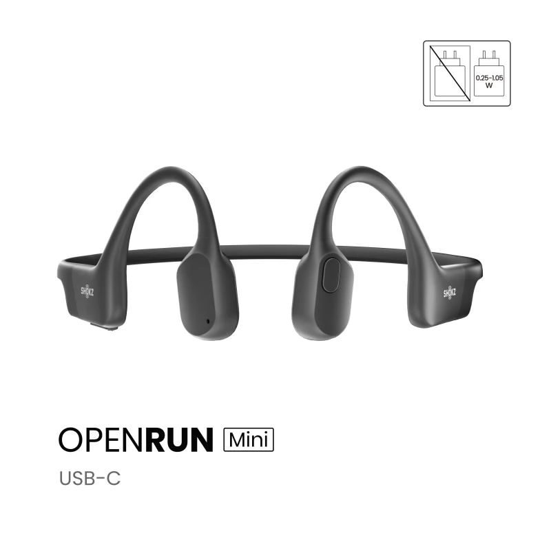 SHOKZ OpenRun Mini USB-C black - iPoncomp.com SHOKZ OpenRun Mini USB-C black - iPoncomp.com