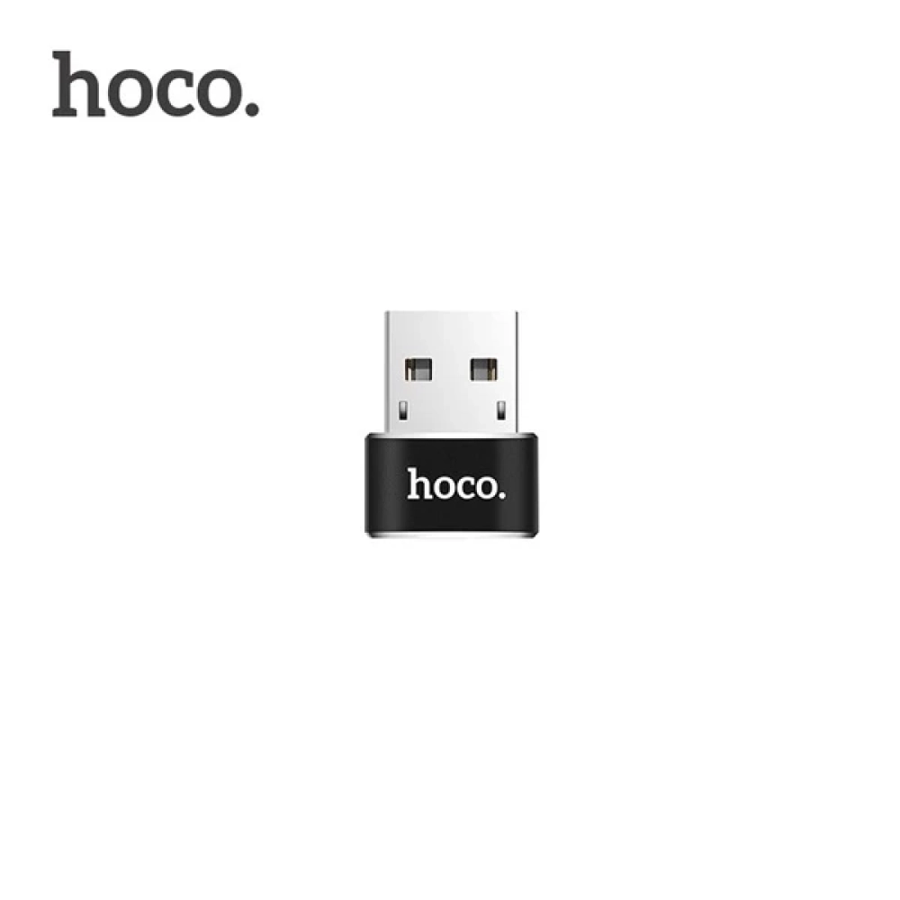 HOCO UA6 OTG adapter USB A - Type C black