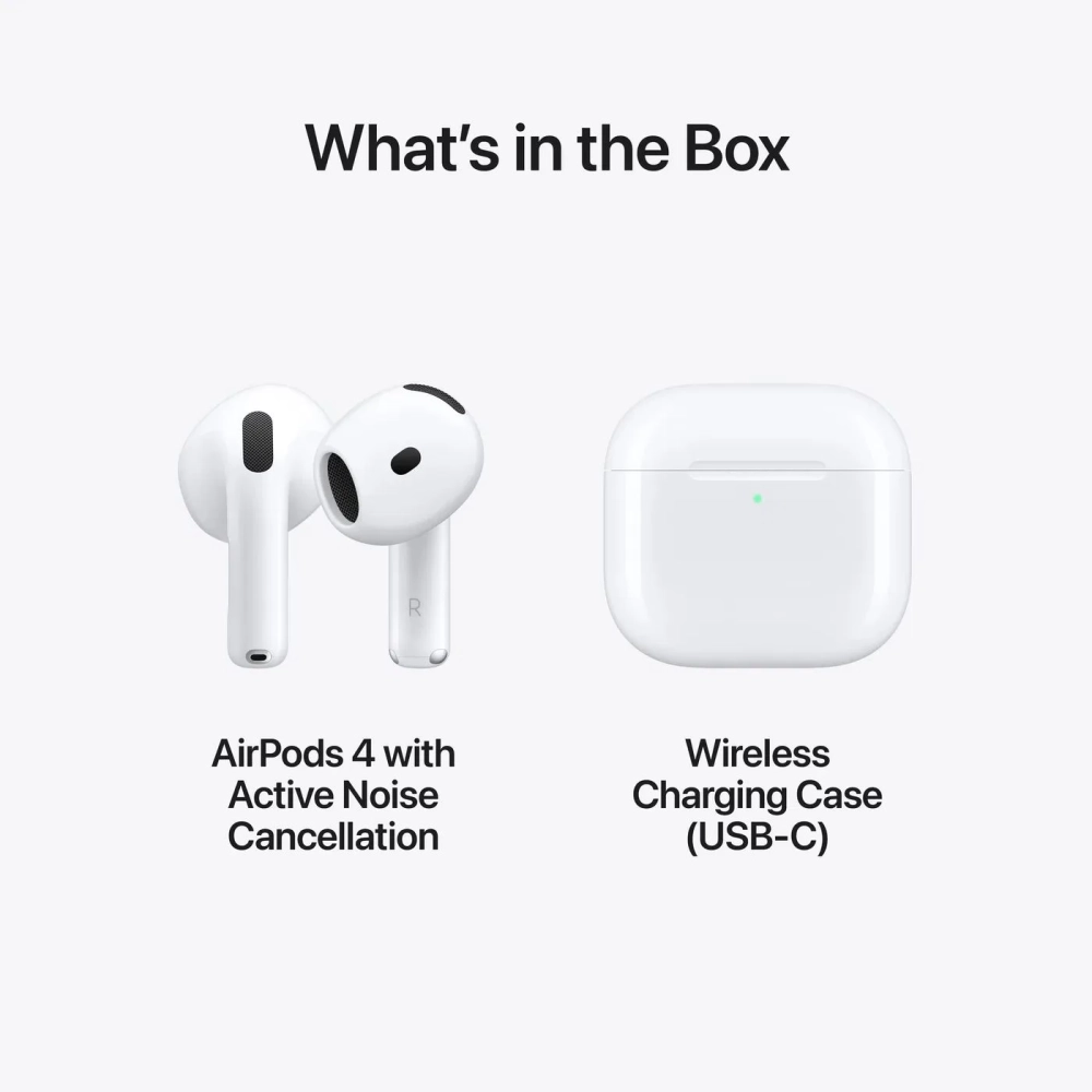 APPLE AirPods 4 (aktív zajkioltással) white - iPoncomp.com