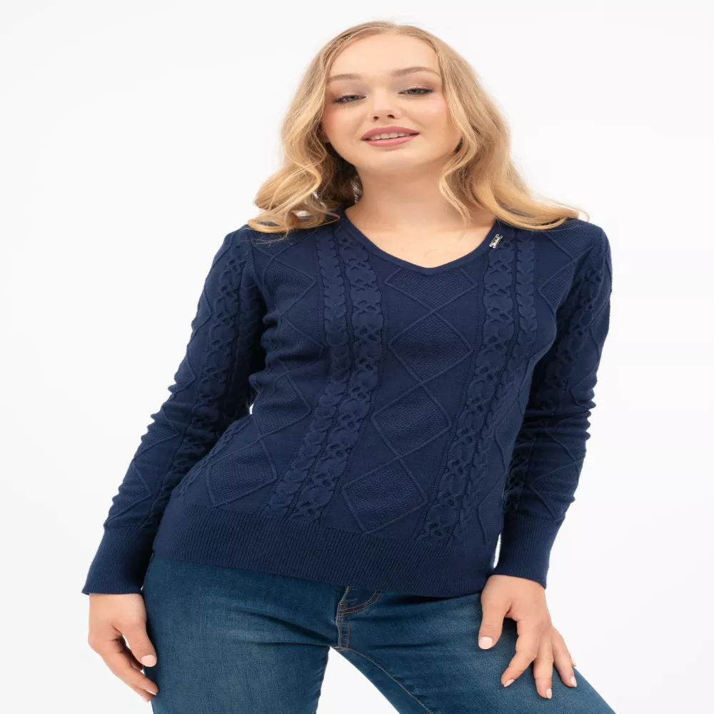 BUDMIL Kötött sweater Female XS s.kék