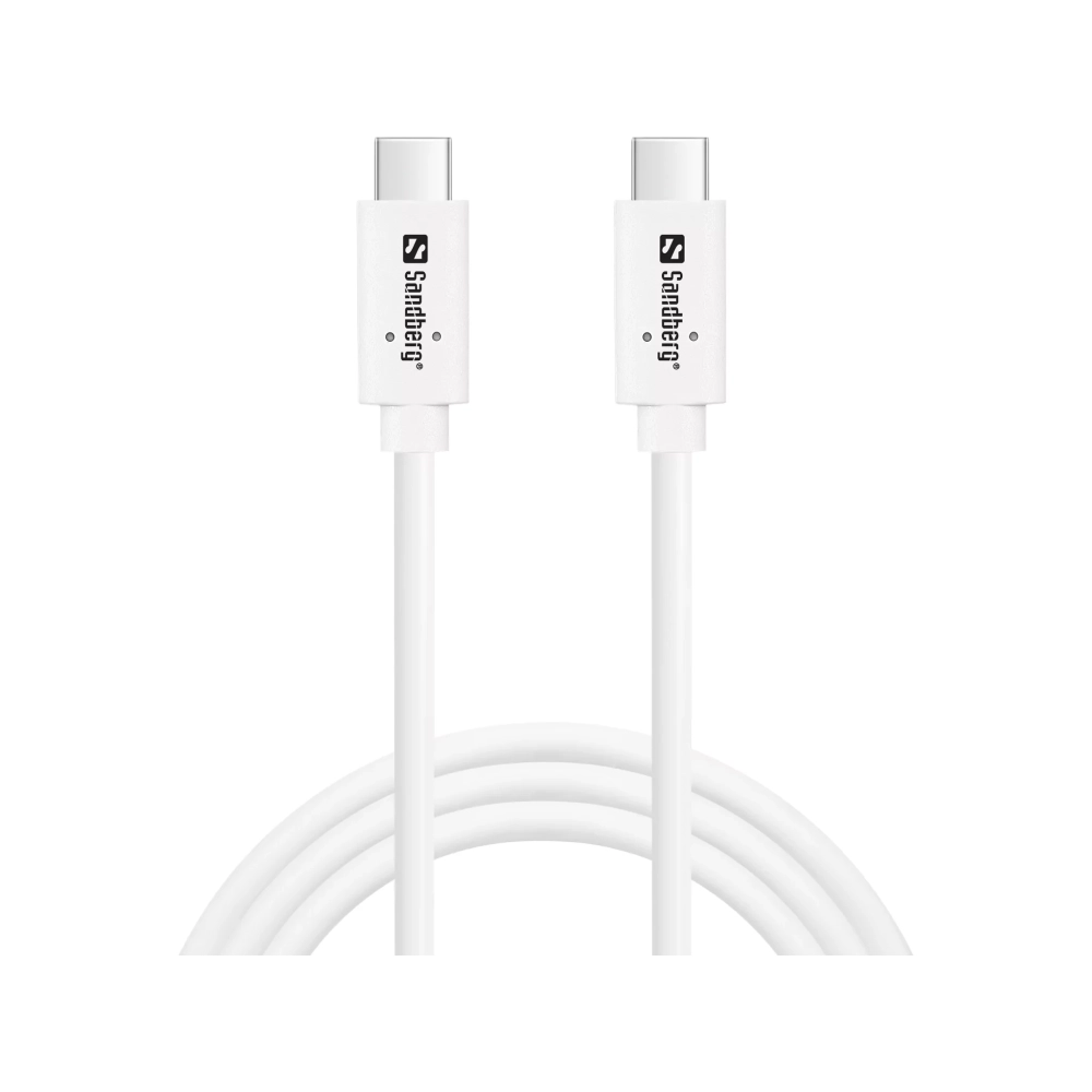 SANDBERG USB 3.1 Type C Conector Alb 1m 136-53